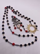Image 4 of rosary of the vampire (red and gold)