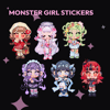 MONSTER GIRL STICKERS