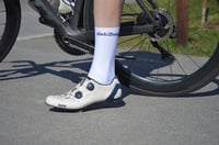 Image 5 of The AERO Cycling Sock - White