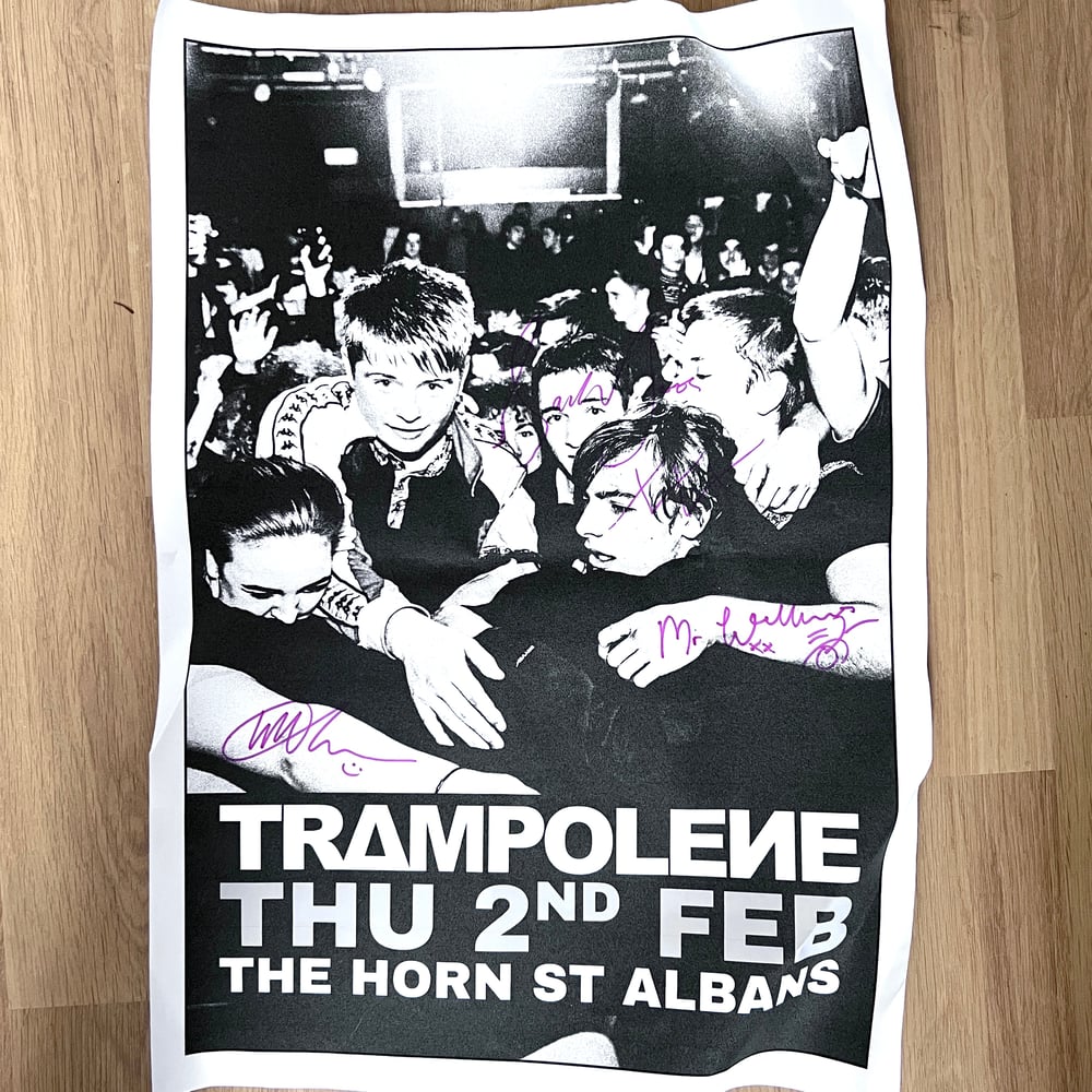 Trampolene signed tour posters (various)