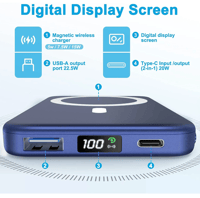 MaxSafe Magnetic Wireless Power Bank