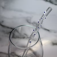 Image 4 of Wavy Flower Glass Straw - Special Edition