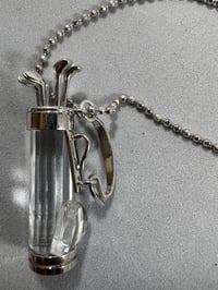Image 5 of Swarovski crystal golf bag necklace