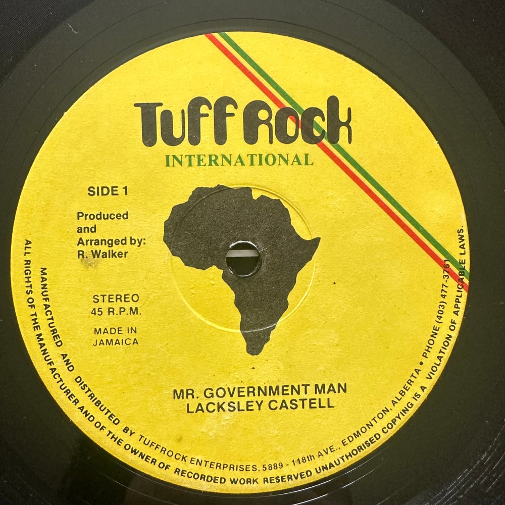 Lacksley Castell / Ranking Tullo - Mr. Government Man / Government Rock