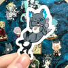 Magic Demon Cat Sticker