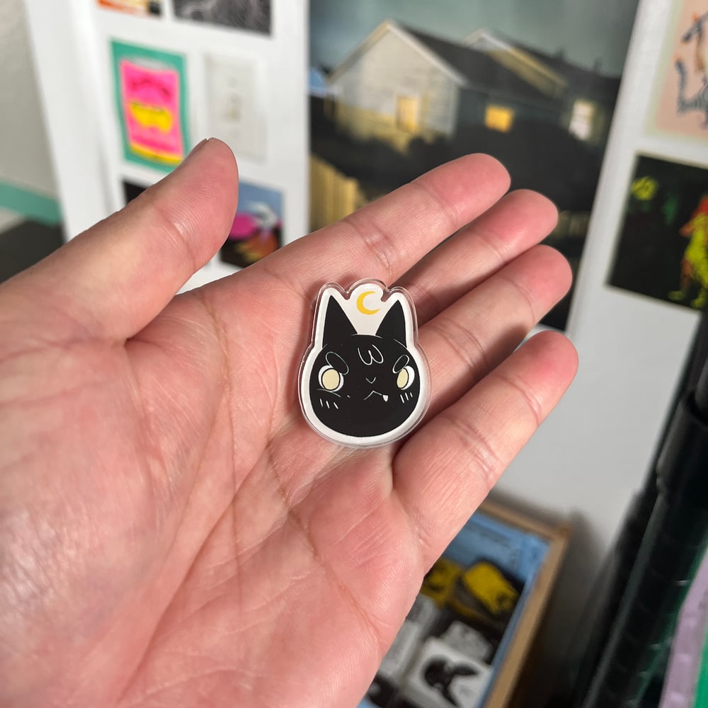 Image of Angry Cat Pin