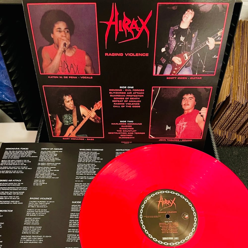 HIRAX "Raging Violence" VINYL red or gray