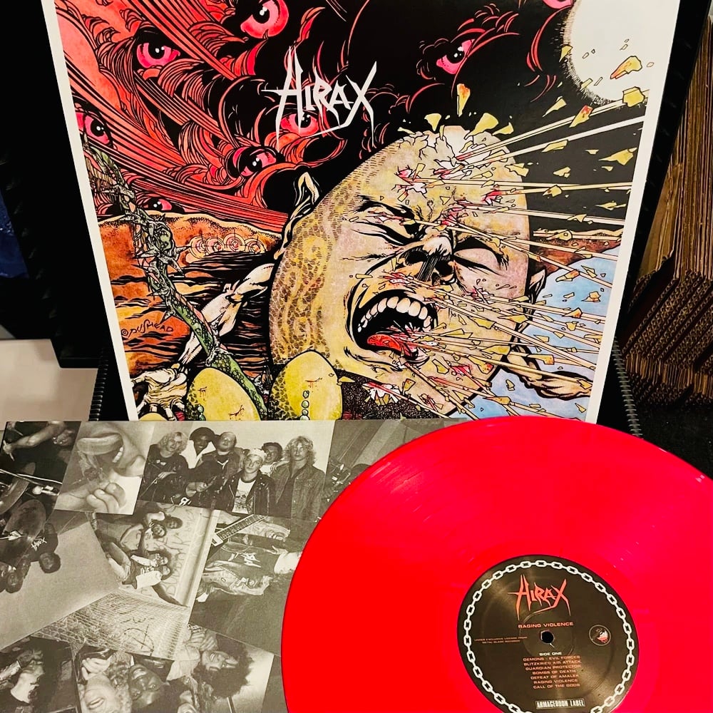 HIRAX "Raging Violence" VINYL red or gray