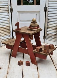 Handmade wooden set 