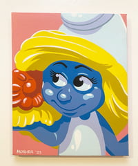 Smurfette with Flower