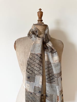 Image of Croft house, printed silk chiffon scarf