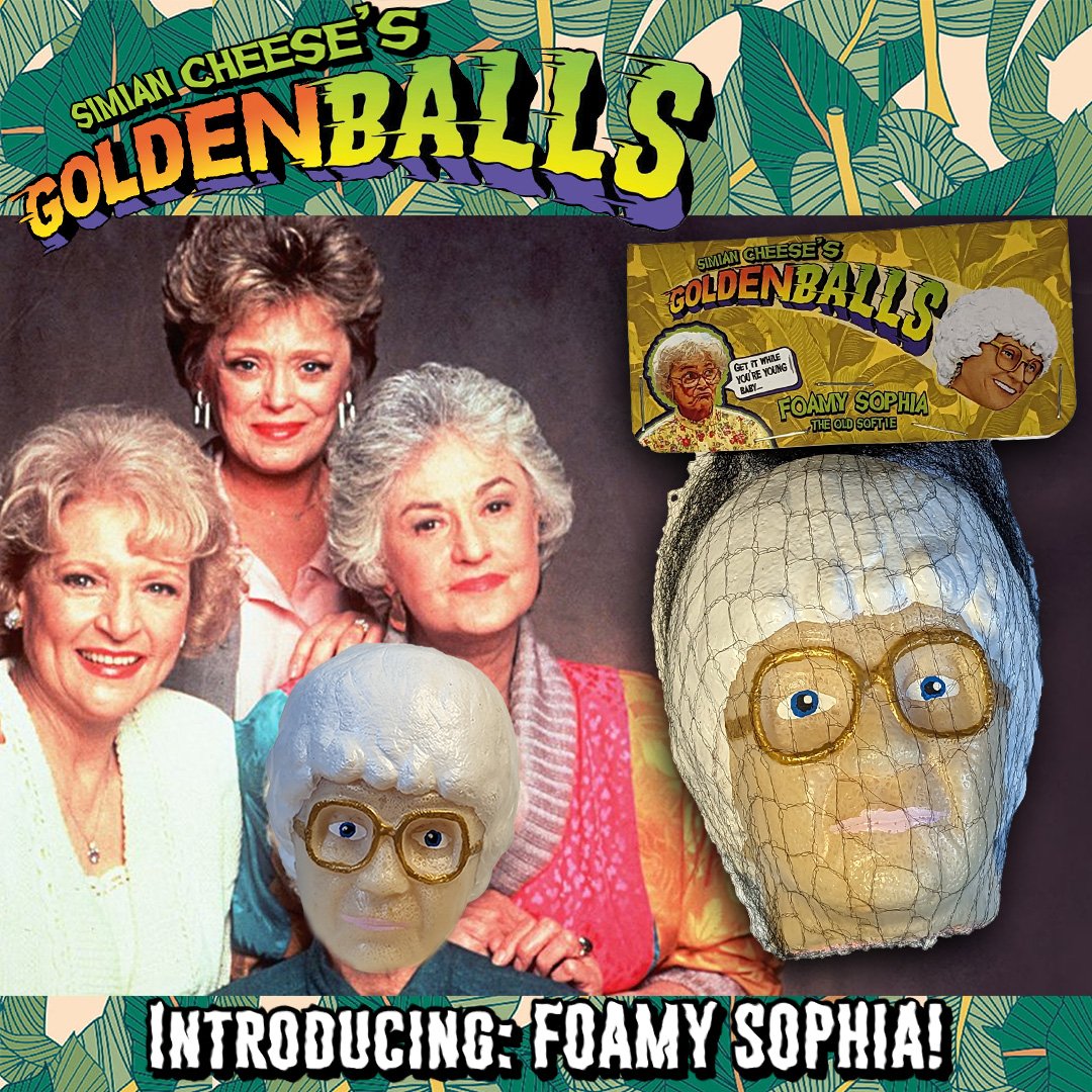 Image of Simian Cheese's GOLDENBALLS - Foamy Sophia