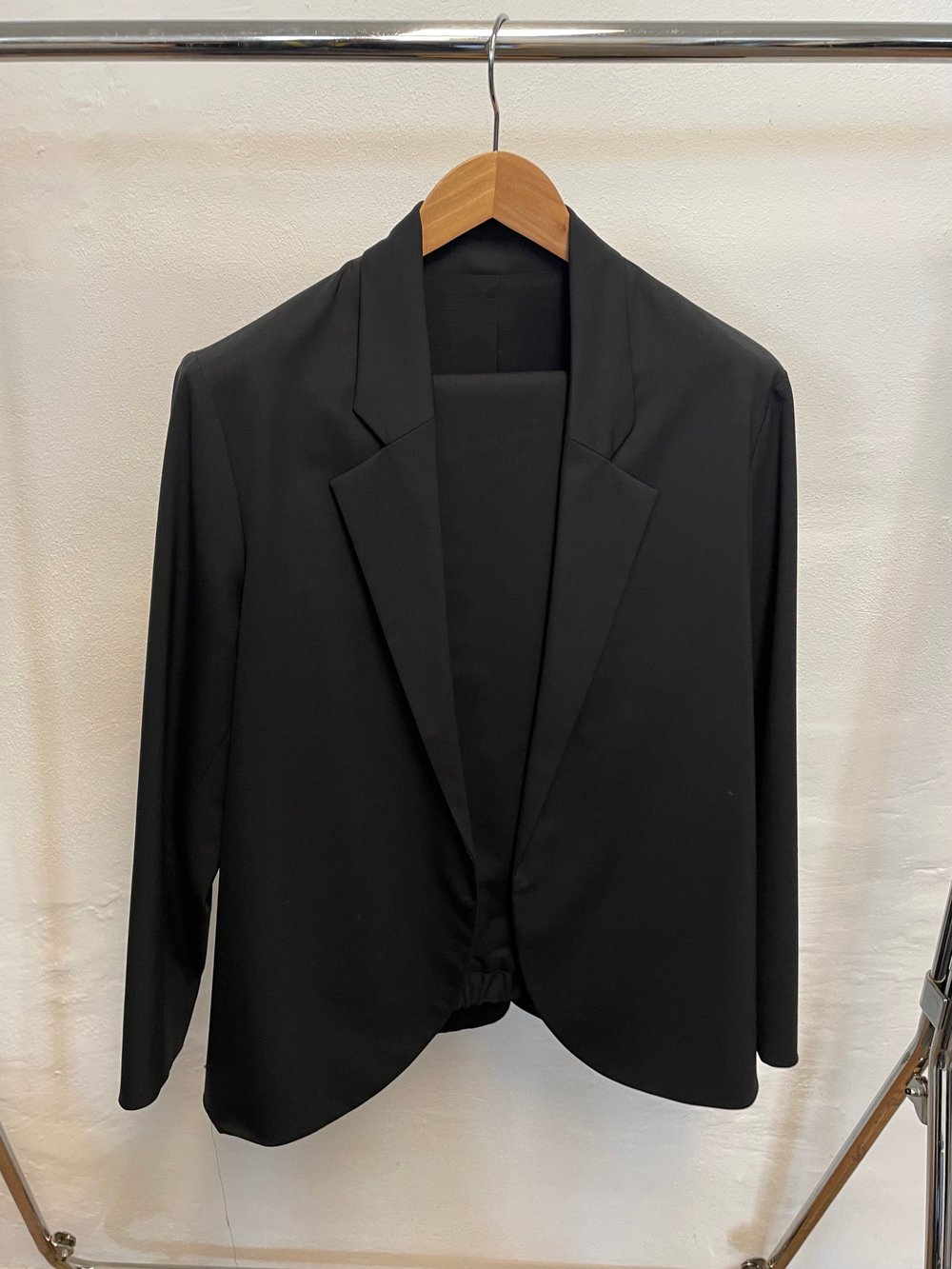 Image of Suit 1 Wool Dark Blue SALES SAMPLE - Mens size 52 