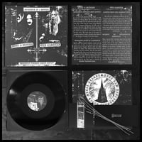 Image 2 of MOON'S VENERIS / OLD CASTLES "Secluded in a Bitter Obsidian Eclipse" LP [SORCERY-021]