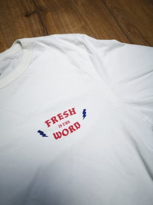 Fresh Is the Word Red Logo