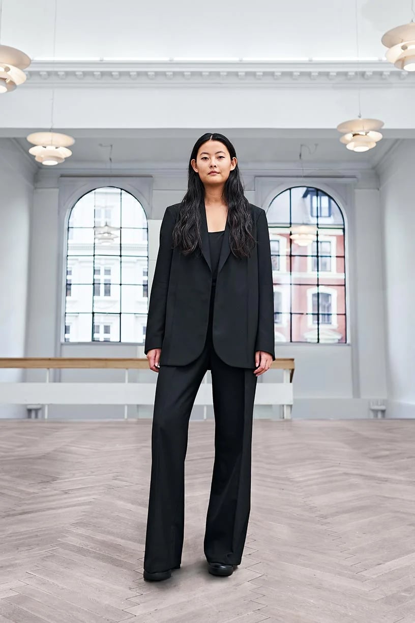 Image of Suit 2  PRESS SAMPLE 40% off - Women size M, L - Wool - Black