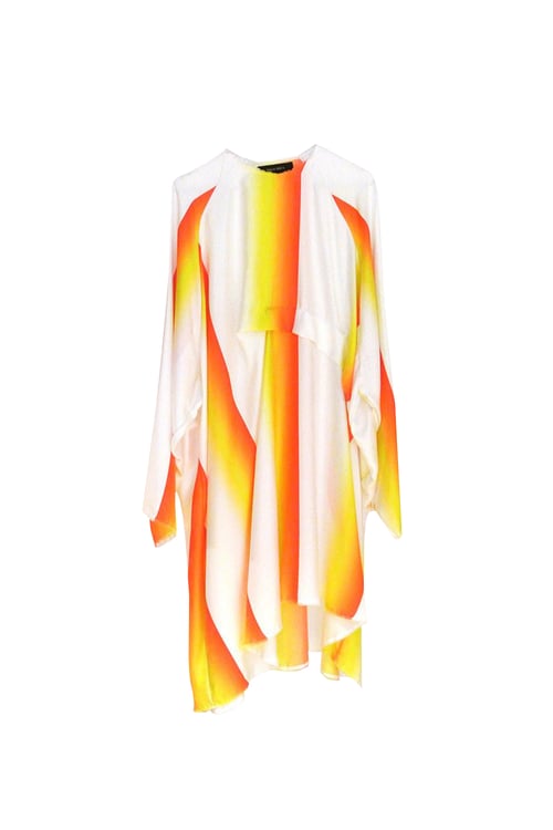 Image of Dress 1 PRESS SAMPLE 70 % off - Silk twill - Sunray 