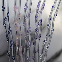 Image 1 of Wavy Flower Glass Straw - Special Edition