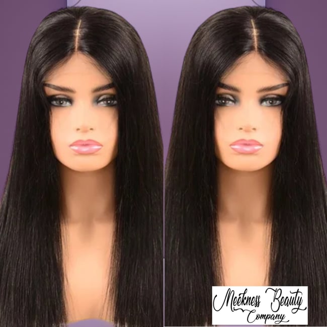 Straight or Body Wave Human Hair Lace Wig