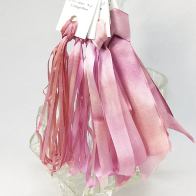 Image of Cabbage Rose 102 Hand Dyed 3.5mm Silk Ribbon by Mary Jo Hiney Designs