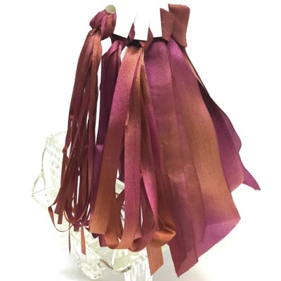 Image of Rosehip 102 Hand Dyed 3.5mm Silk Ribbon by Mary Jo Hiney Designs