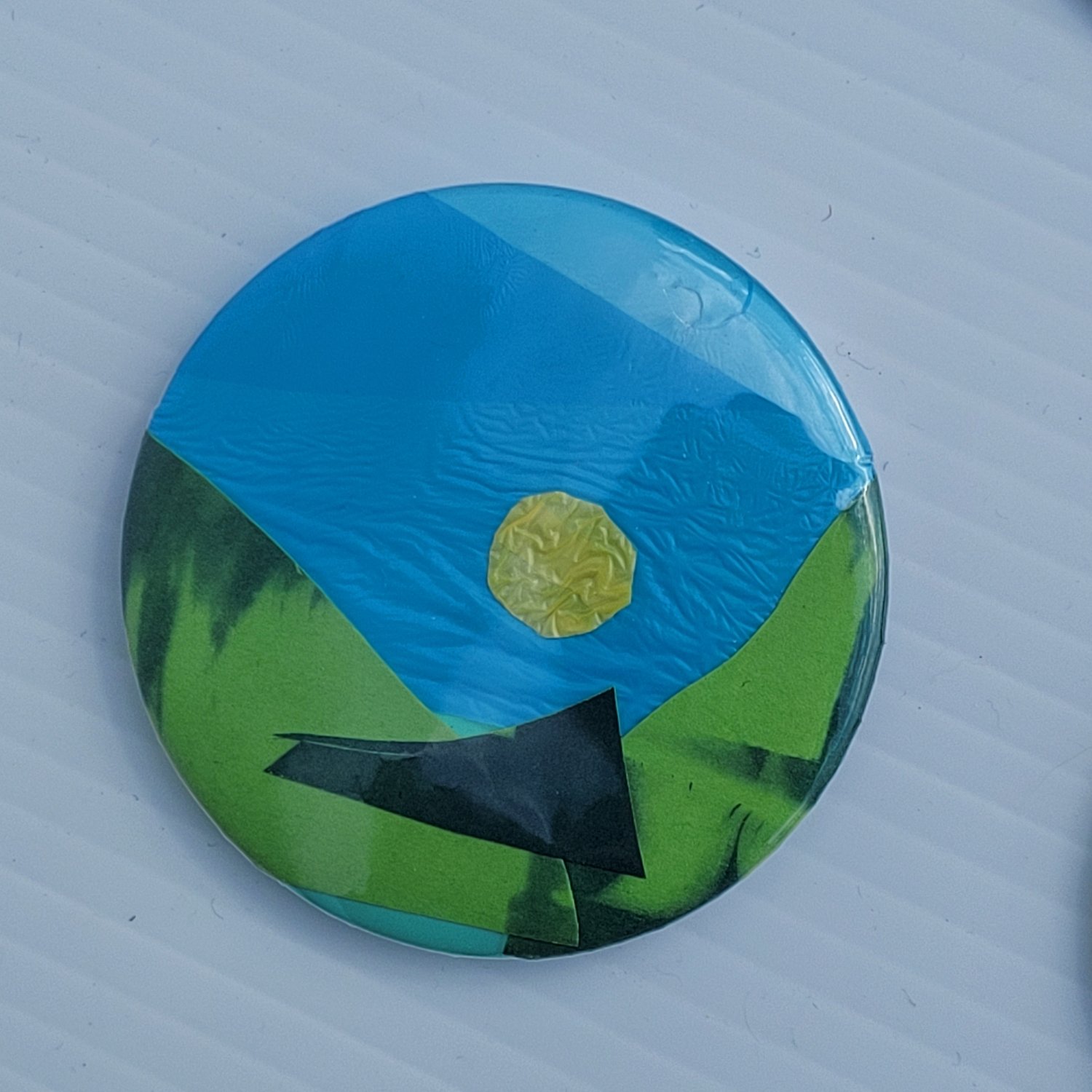 Collage Pin - solar landscape