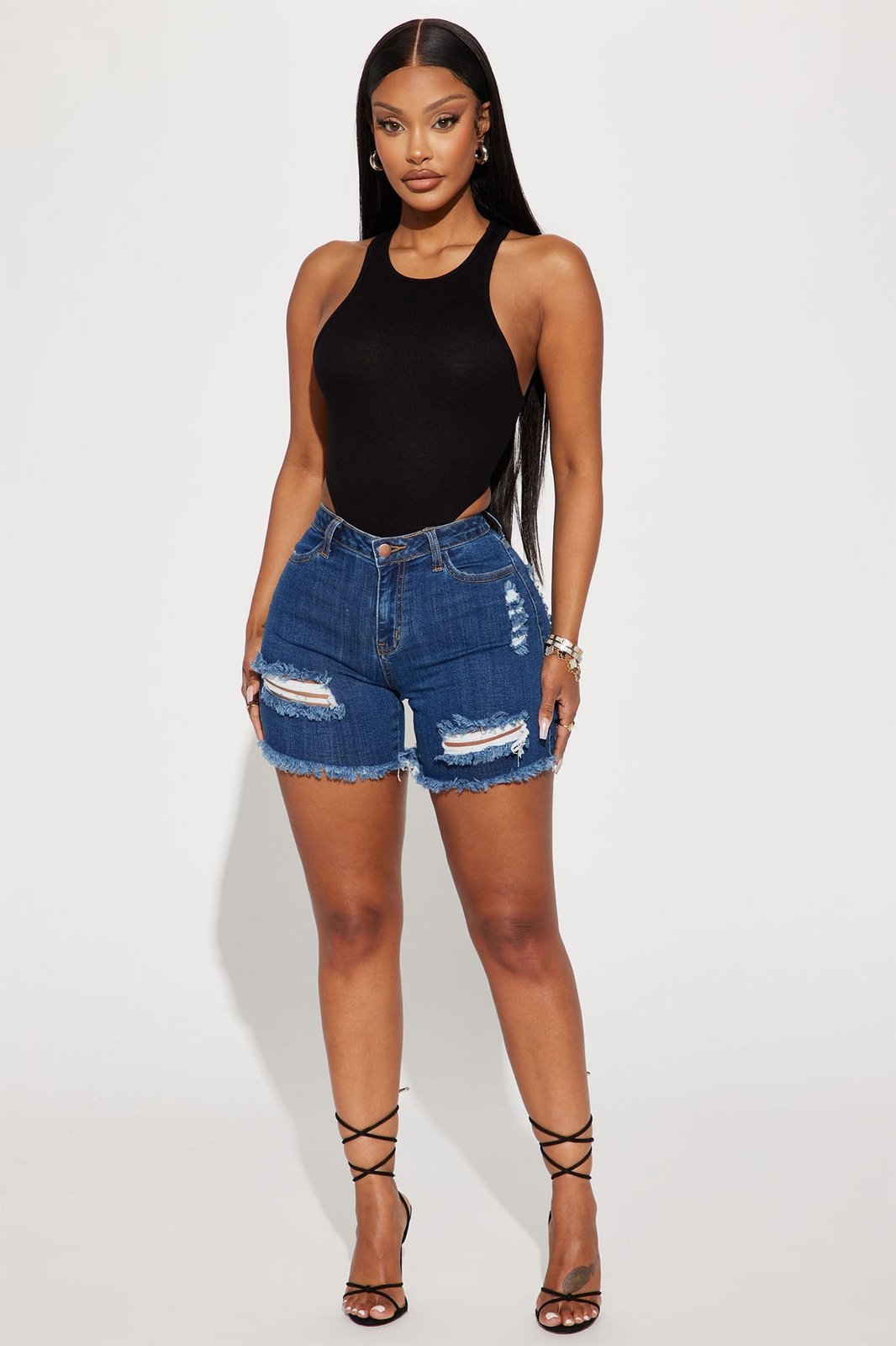 Destructed best sale bermuda shorts