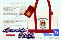 Image 4 of ARCANISTS' GUILD varsity tote