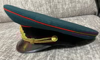 Image 2 of (USSR) Soviet / Russian Army Officer 'Parade' Visor Cap - Artillery & Tank Forces