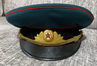 Image 1 of (USSR) Soviet / Russian Army Officer 'Parade' Visor Cap - Artillery & Tank Forces