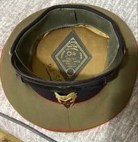 Image 4 of (USSR) Soviet / Russian Army Sergeant Visor Cap - Artillery & Tank Forces