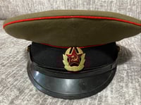 Image 1 of (USSR) Soviet / Russian Army Sergeant Visor Cap - Artillery & Tank Forces