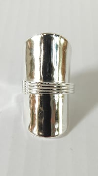 Image 2 of Sterling Silver Shield Ring 