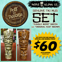 Image 1 of "Port o' Paradise" Genuine Cocktail Mug Set