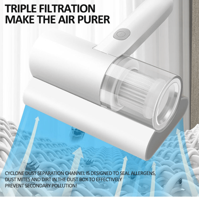 Wireless Portable Dust Mite Vacuum Cleaner 