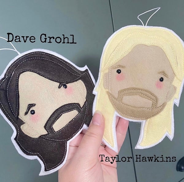 Image of Dave Grohl & Taylor Hawkins