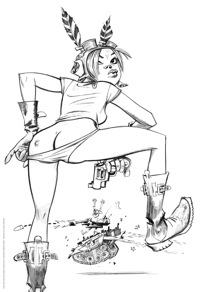 Image of Fresh Hot Tank Girl - Poster Magazine Special - with bonus Dig The Slowness Pocket Poster Mag!
