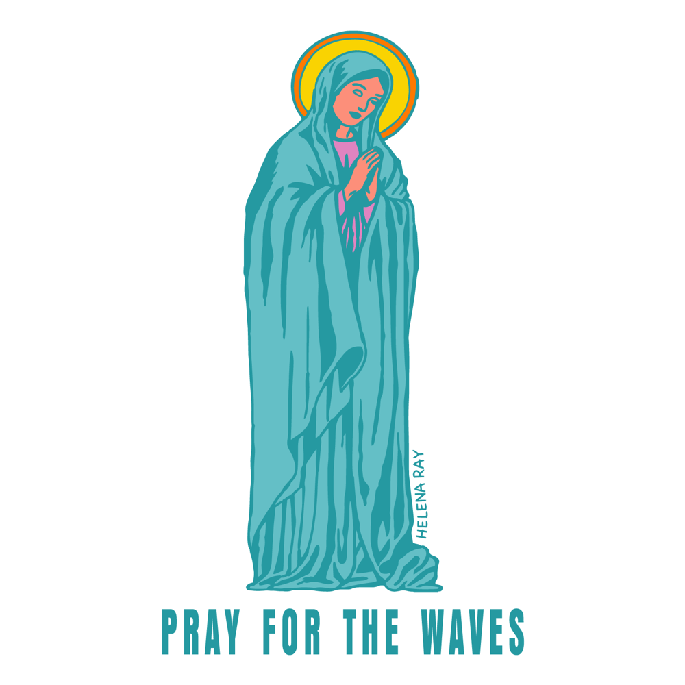 Halo Pray Sticker