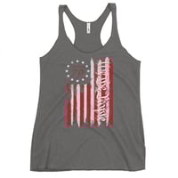 Image 5 of We The People Distressed 1776 Women's Racerback Tank from PatriotsCo