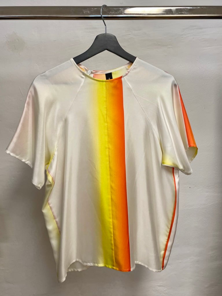 Image of T-shirt 2 - 50 % off - Silk - sunray stripe 