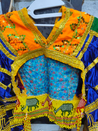 Image 3 of Vintage Fez tribal top charm detail 34 inches chest