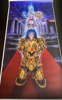 Image 3 of Saint Seiya - "the redemption" maxi-print on 400gr. fine art canvas. limited ed. of 5 pcs