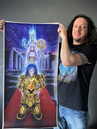 Image 2 of Saint Seiya - "the redemption" maxi-print on 400gr. fine art canvas. limited ed. of 5 pcs