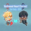 VashWood Heart Charm Set 