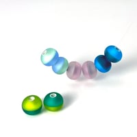 Image 1 of Colorful Horizons: A Strand of 8 Beads. Ready to Ship.