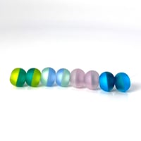 Image 2 of Colorful Horizons: A Strand of 8 Beads. Ready to Ship.