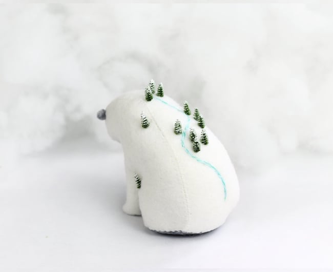 Winter Mountain Bear