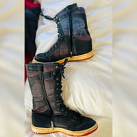 Image 5 of TV Ring Worn TNA Nike Dunk Boots + 2 TNA Banner + Free Signed 8x10 + Free Trading Card 