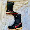 TV Ring Worn Impact Wrestling Nike Dunk Boots + TNA Tara Banner + Free Signed 8x10