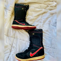 Image 1 of TV Ring Worn TNA Nike Dunk Boots + 2 TNA Banner + Free Signed 8x10 + Free Trading Card 